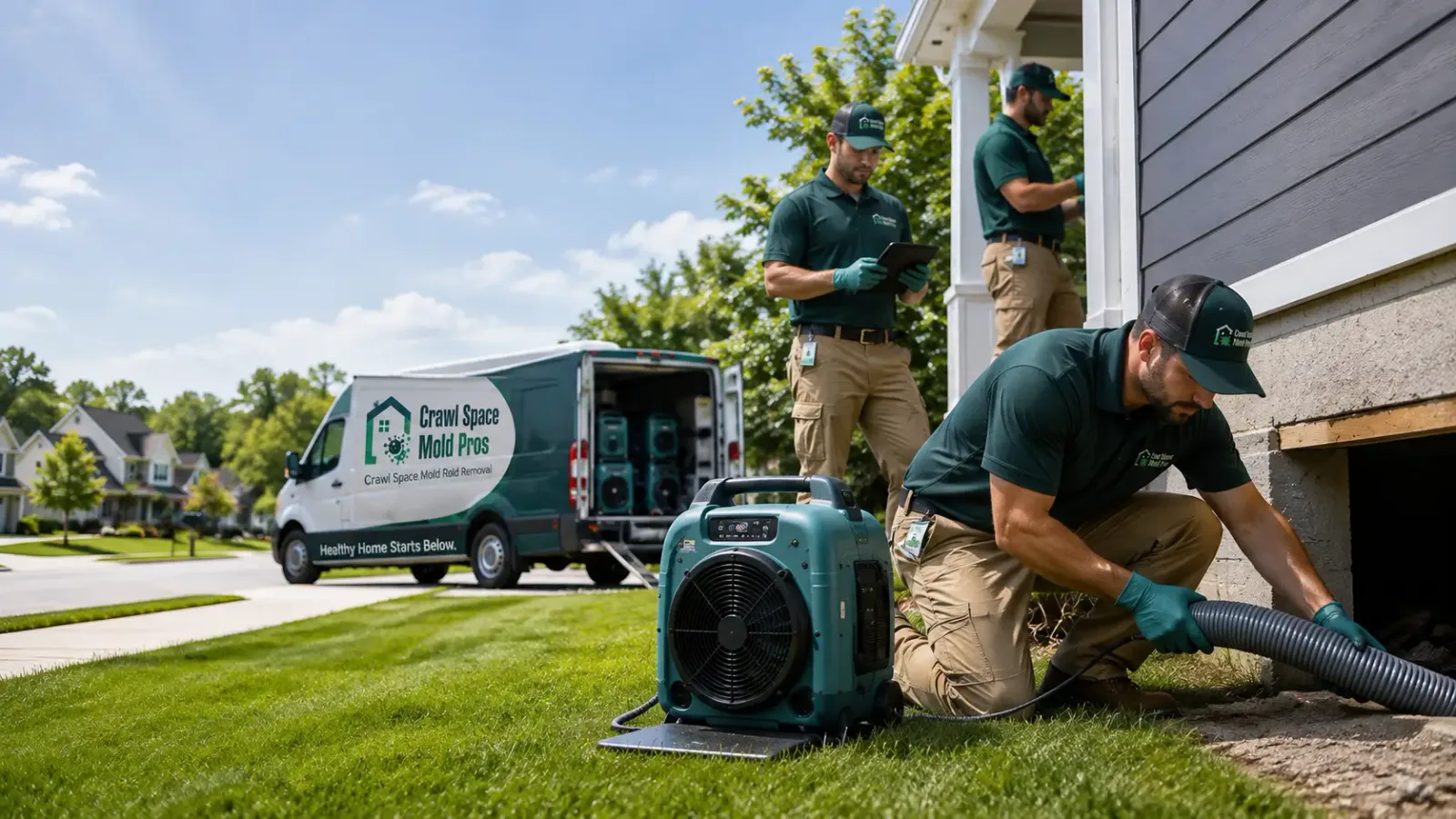 Crawl Space Mold Removal in Jacksonville, OR